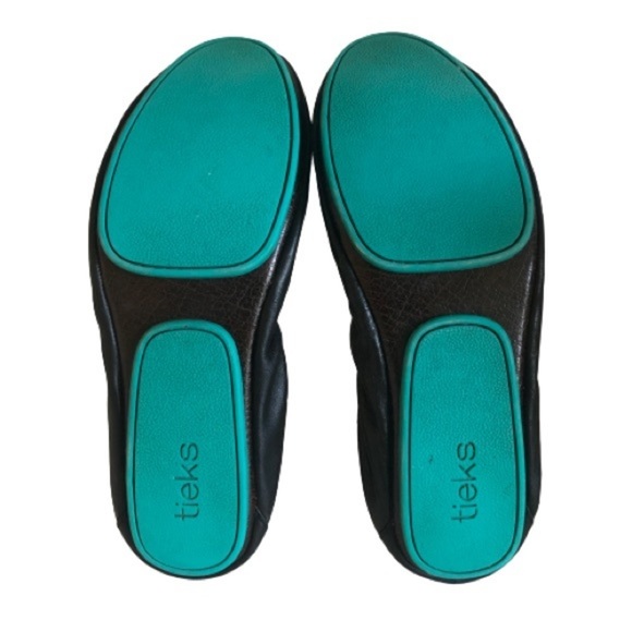 TIEKS by Gavrieli Matte Black Ballet Flats Size 7 - Picture 3 of 14